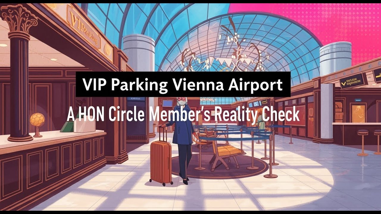 ✅ VIP Parken als HON Circle Member (Flughafen Wien) #viennaairport #honcircle #vipparking