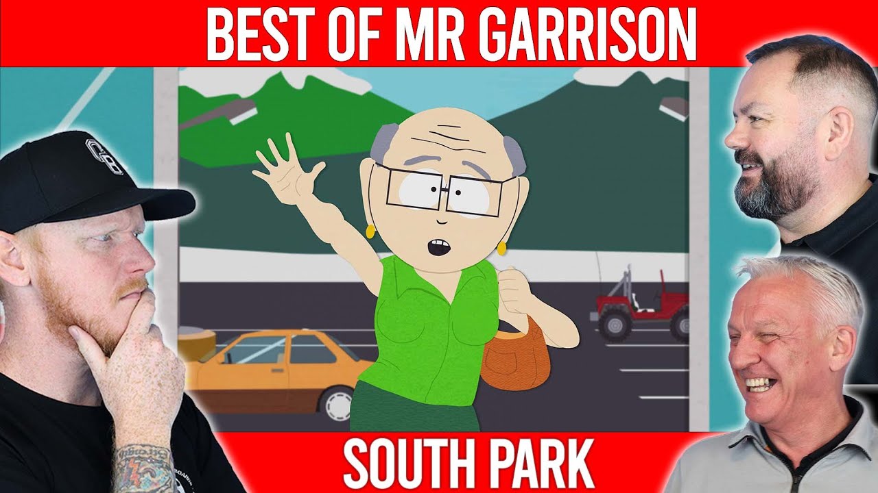 Mr. Garrison Best Moments - South Park REACTION | OFFICE BLOKES REACT!!