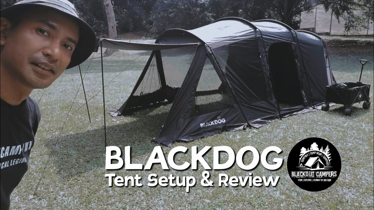 BLACKDOG | Tent Setup & Review | Black