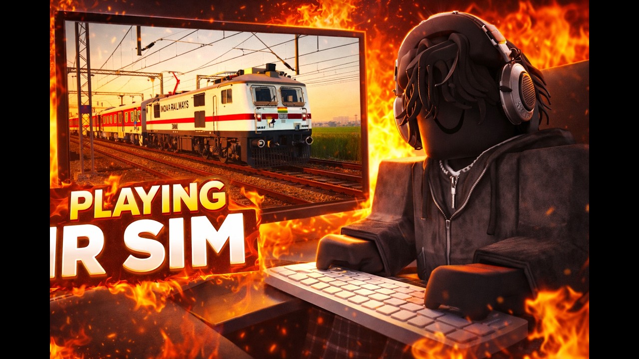 Driving Indian Trains in Roblox IRSim 😱 So Real!