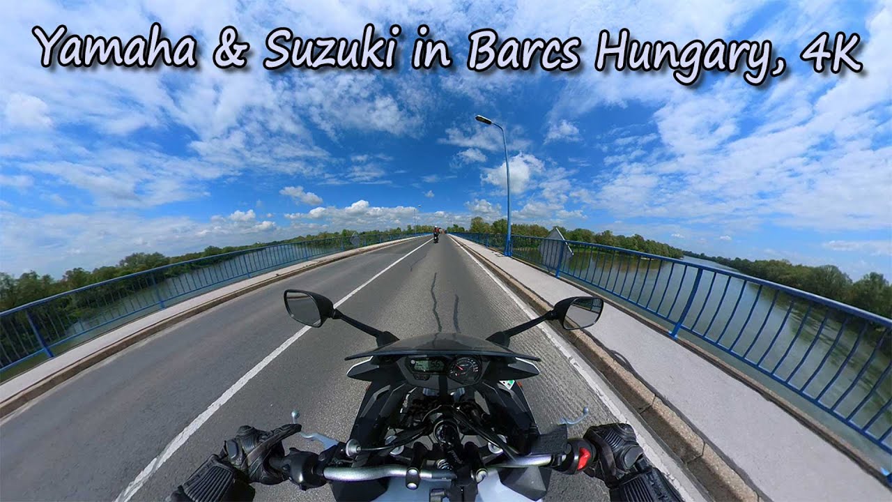 Yamaha & Suzuki in Barcs Hungary, 4K