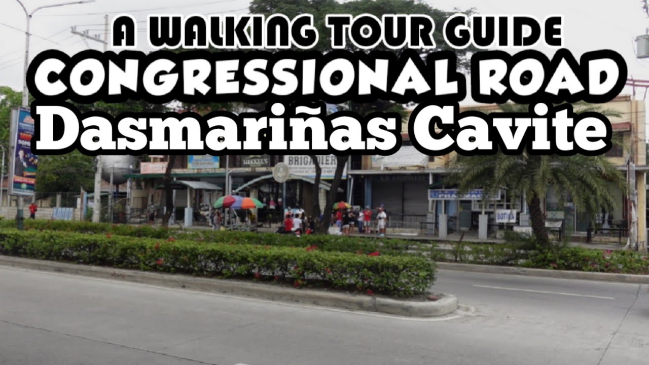 CONGRESSIONAL ROAD | Dasmariñas Cavite slow walking tour | A WALKING TOUR GUIDE ( 4k )