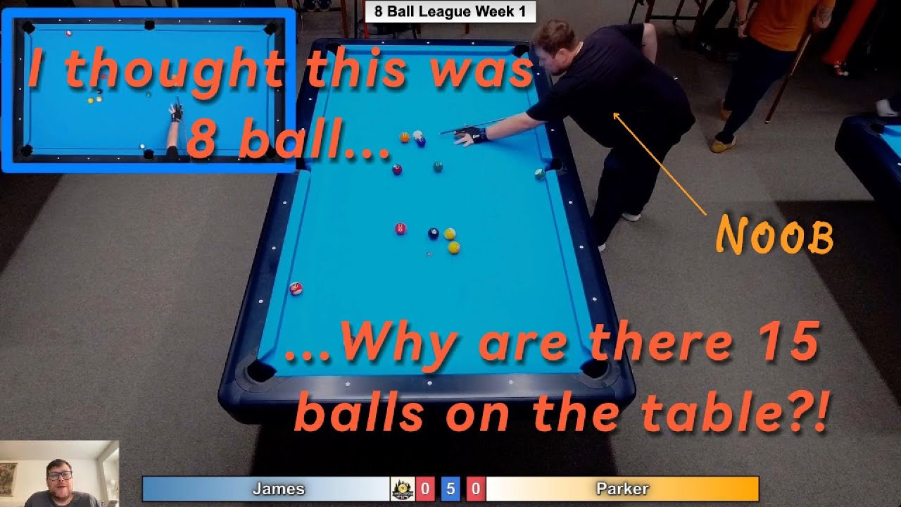 I'm playing an EIGHT BALL LEAGUE?!