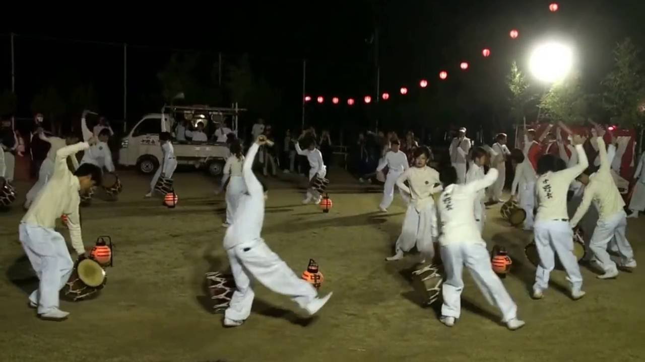 2016年福山市加茂町はね踊り　中野睦会御旅所