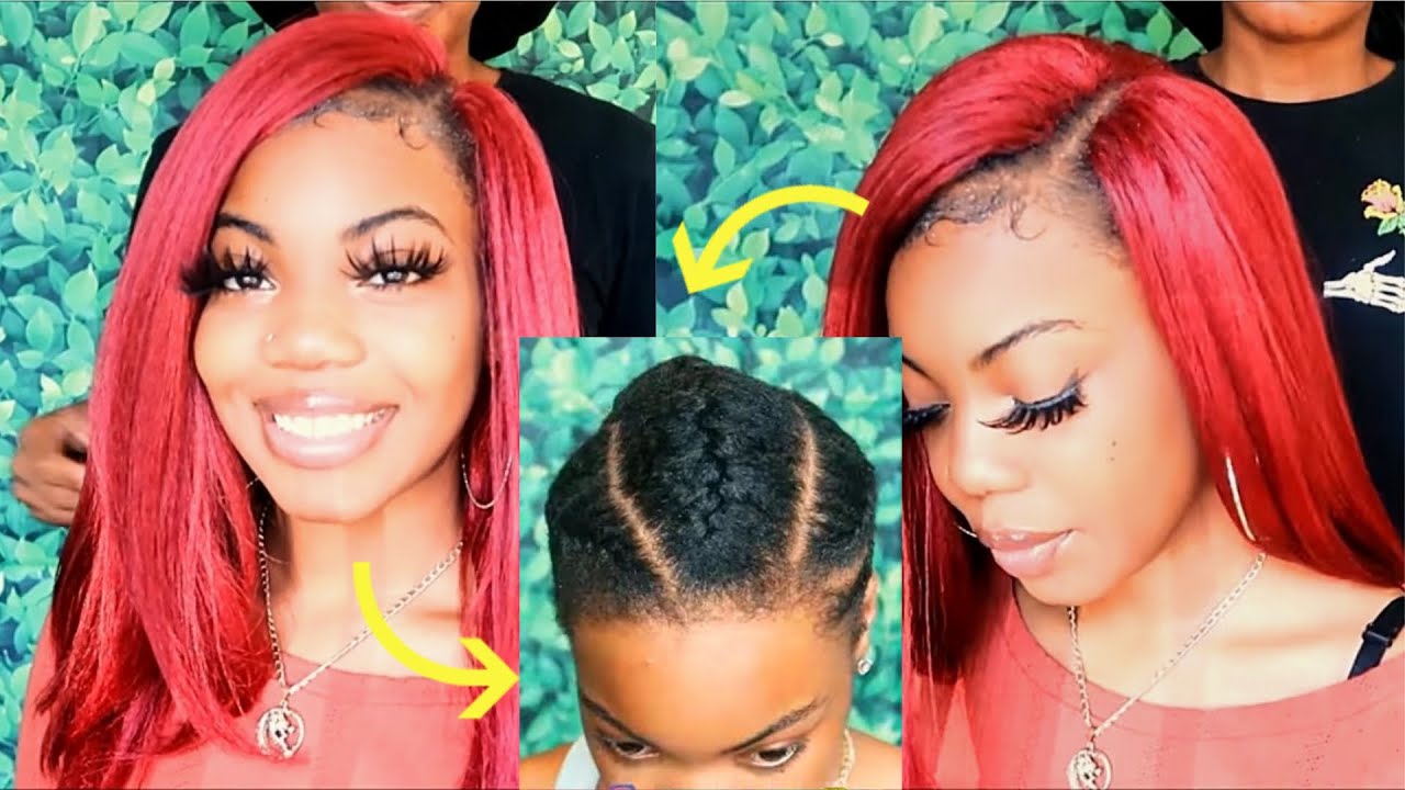 RED “STRAIGHT” CROCHET BRAIDS!🥰 | Highly Requested