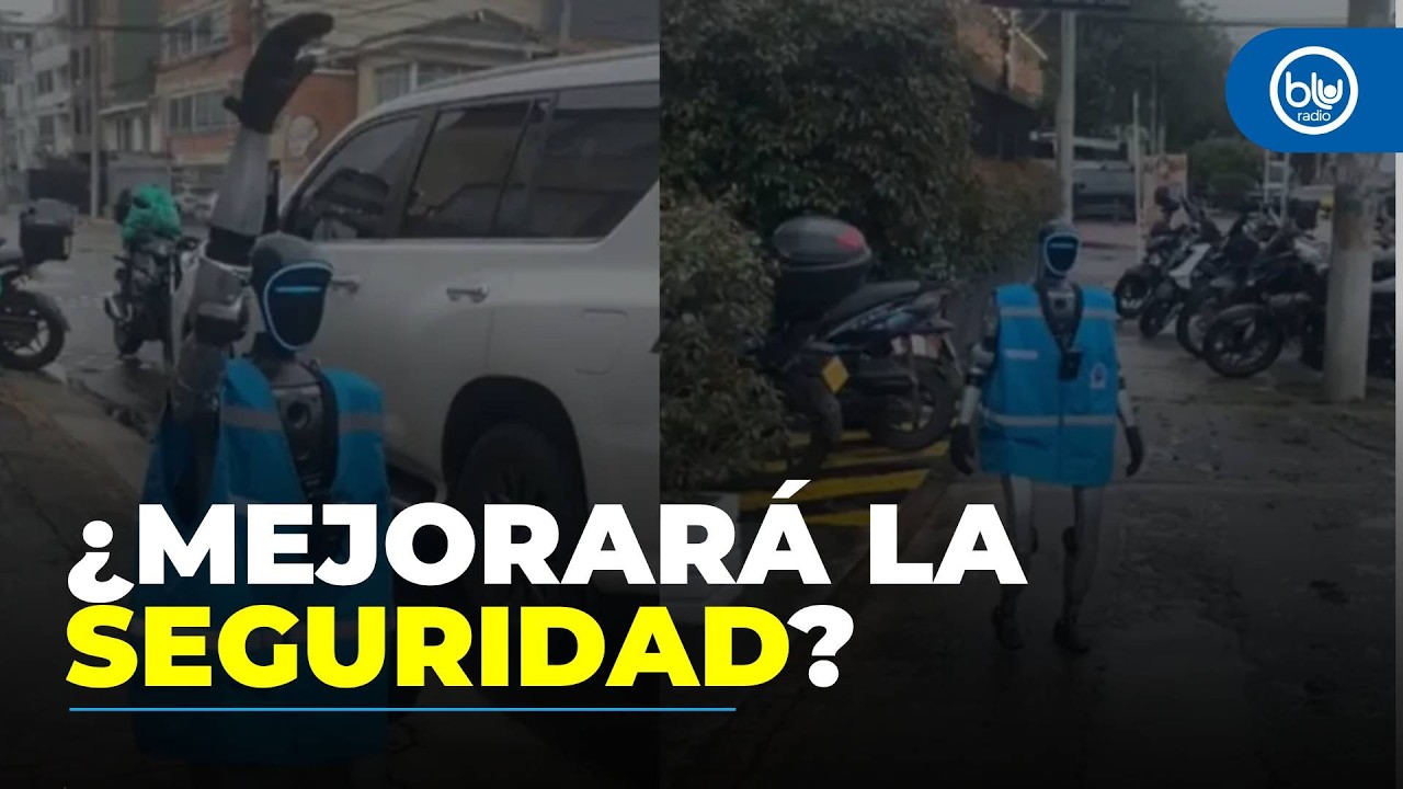 ¿El fin de los vigilantes? Robots humanoides ya patrullan en Bogotá