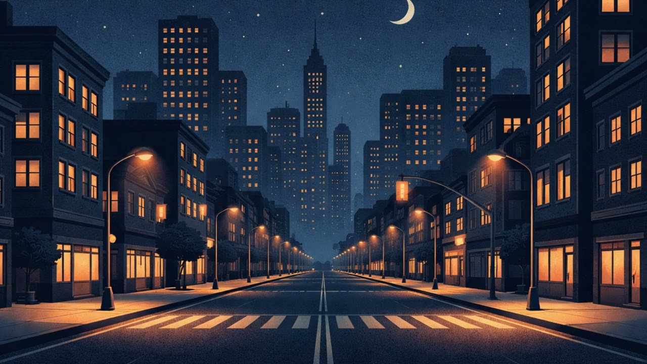 Midnight Lines 🌙 , A late-night urban jazzhop mix inspired by quiet city.