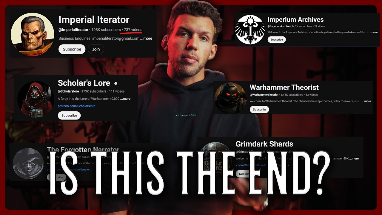 AI Channels Are Taking Over Warhammer 40k Lore On YouTube