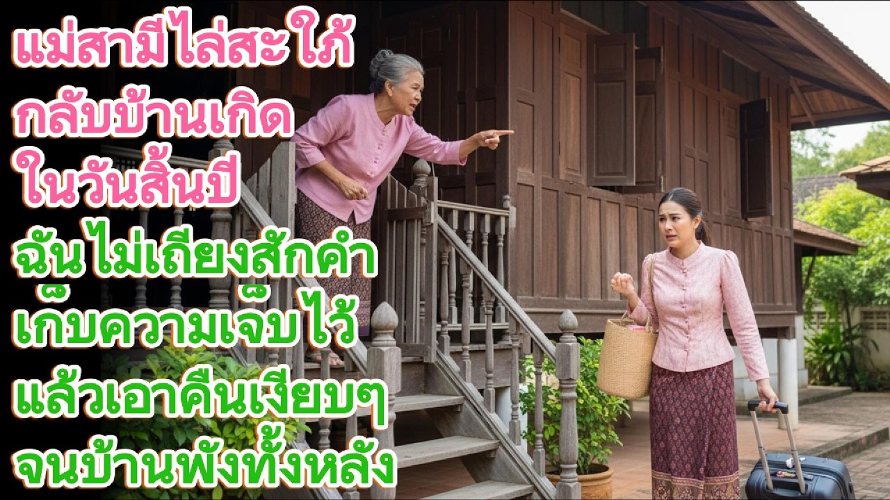 แม่สามีไล่สะใภ้กลับบ้านเกิดวันสิ้นปี ฉันไม่เถียงสักคำ แต่เอาคืนจนบ้านพัง!