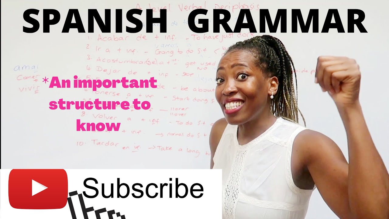 HIGHER SPANISH GRAMMAR : POPULAR MUST KNOW STRUCTURE (VERBAL PERIPHRASIS) GCSE, AS & ALEVEL SPANISH