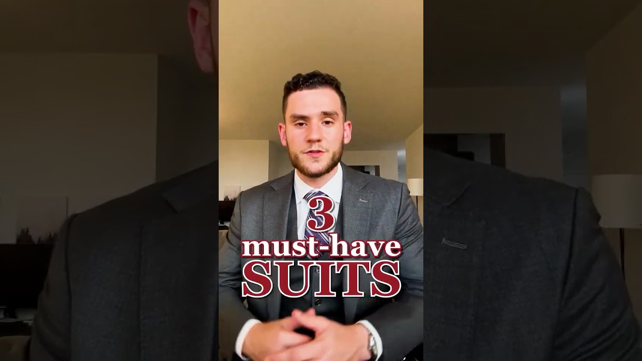 The 3 Suits Every Man Needs In His Wardrobe