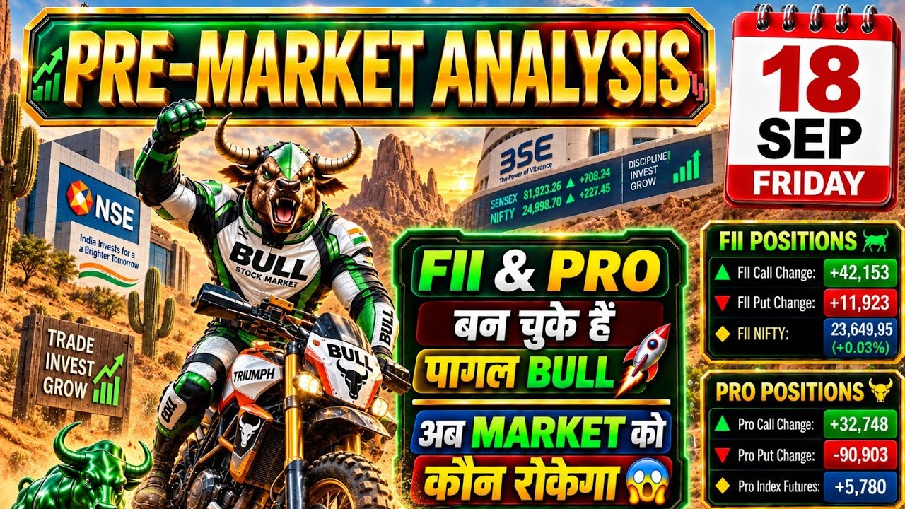 Nifty Option Trading Strategy Today | Nifty, Sensex, Banknifty Tomorrow Prediction