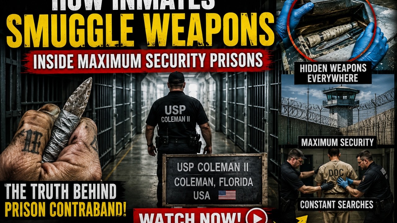 Inside USA Coleman Florida USP Coleman II: How Inmates Smuggle Weapons In Maximum Security Prisons