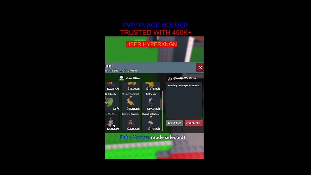 STEAL A BRAINROT LIVE TRADING BRAINROTS