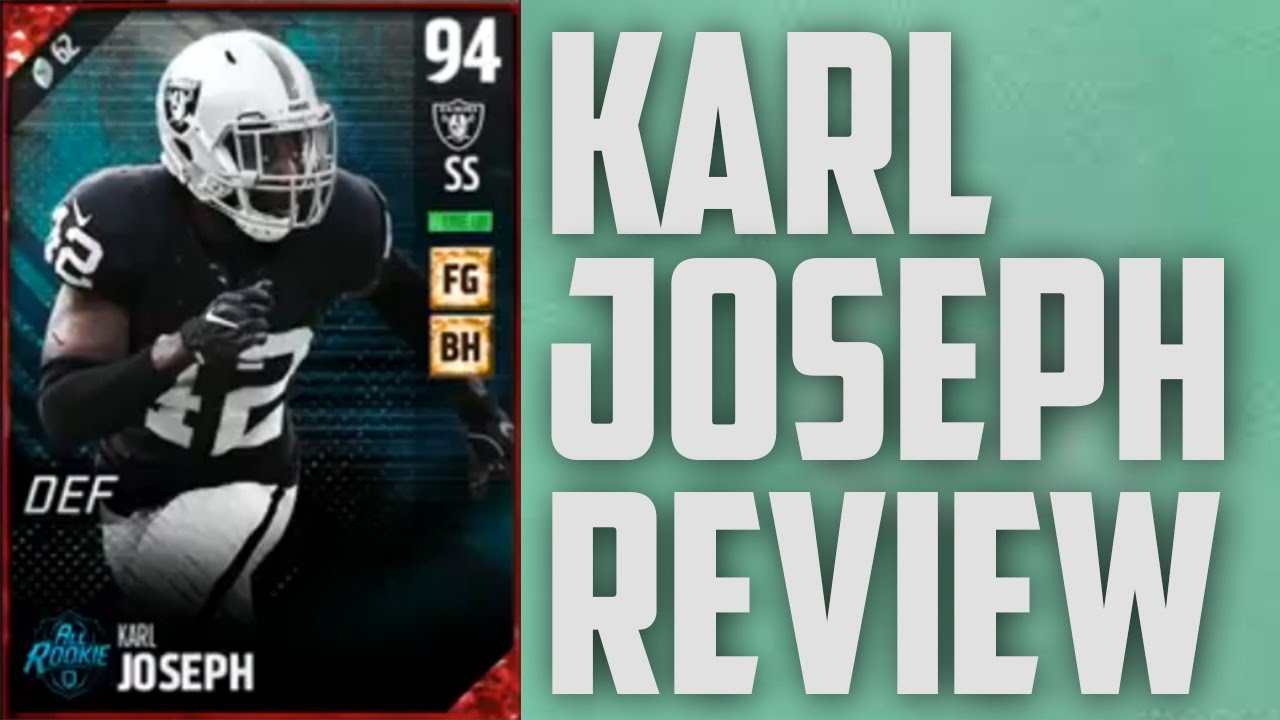 How Good is 95 Overall Karl Joseph? MUT 17 Player Review