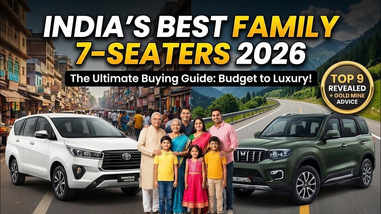 Top 9 Best 7-Seater Cars in India 2026 🚗 | Best Family SUV/MPV 2026