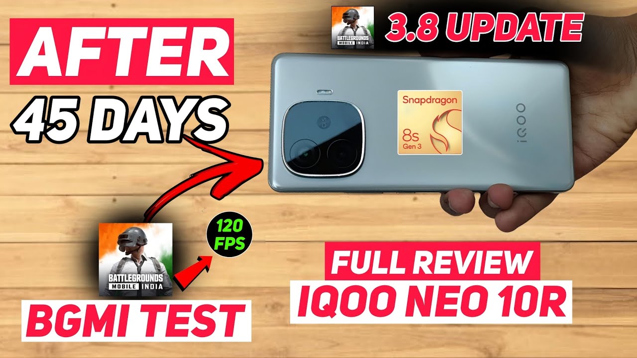 || IQOO NEO 10R FULL REVIEW || AFTER 45 DAYS || #iqoo