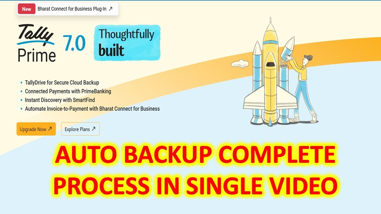Auto Backup In Tally Prime 7.0 || Schedule Backup in Tally prime - Backup & Restore In Tally Prime