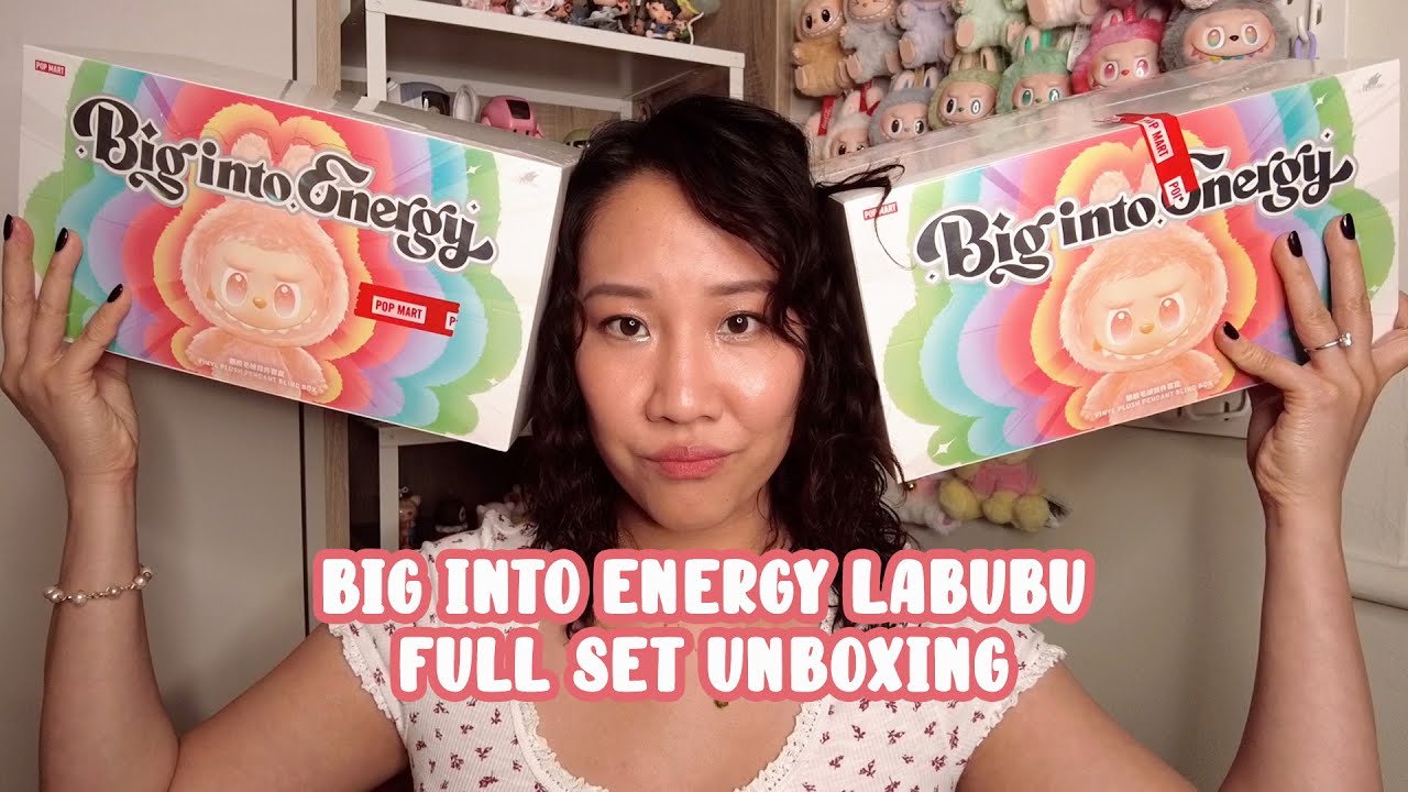 Распаковка полного комплекта Big Into Energy Labubu!