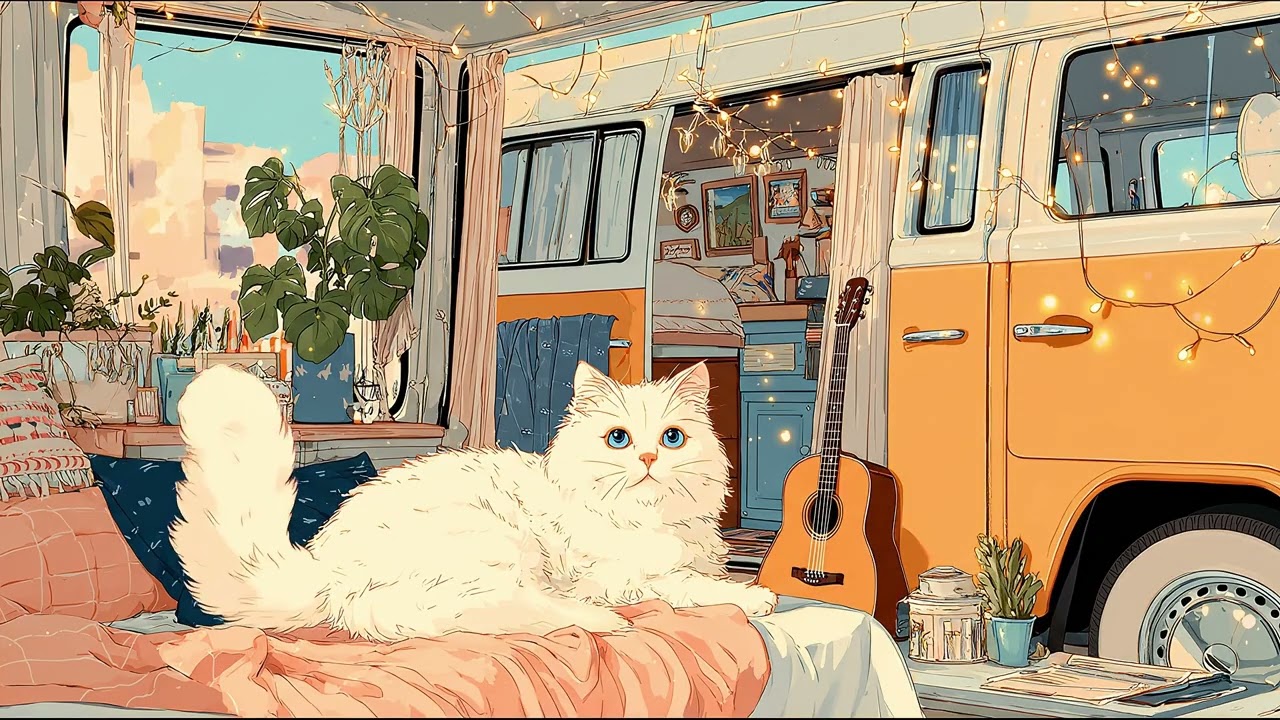 Vol.3 | CocoWhisker Lofi 🌼 Hippie Indie Sunset Lofi Beats ☀️ Study Music & Chill Background Music