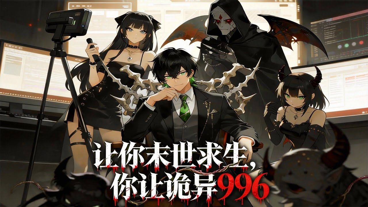 【FULL】《讓你末世求生，你讓詭異996》蘇晨被趕出異能社區，意外覺醒詭異企業家系統。馴詭生產拓銷路，罰挑釁的陳亮 996，碾壓陳家後策反詭異、壟斷詭晶，直逼詭秘之主！#二次元#原創動畫