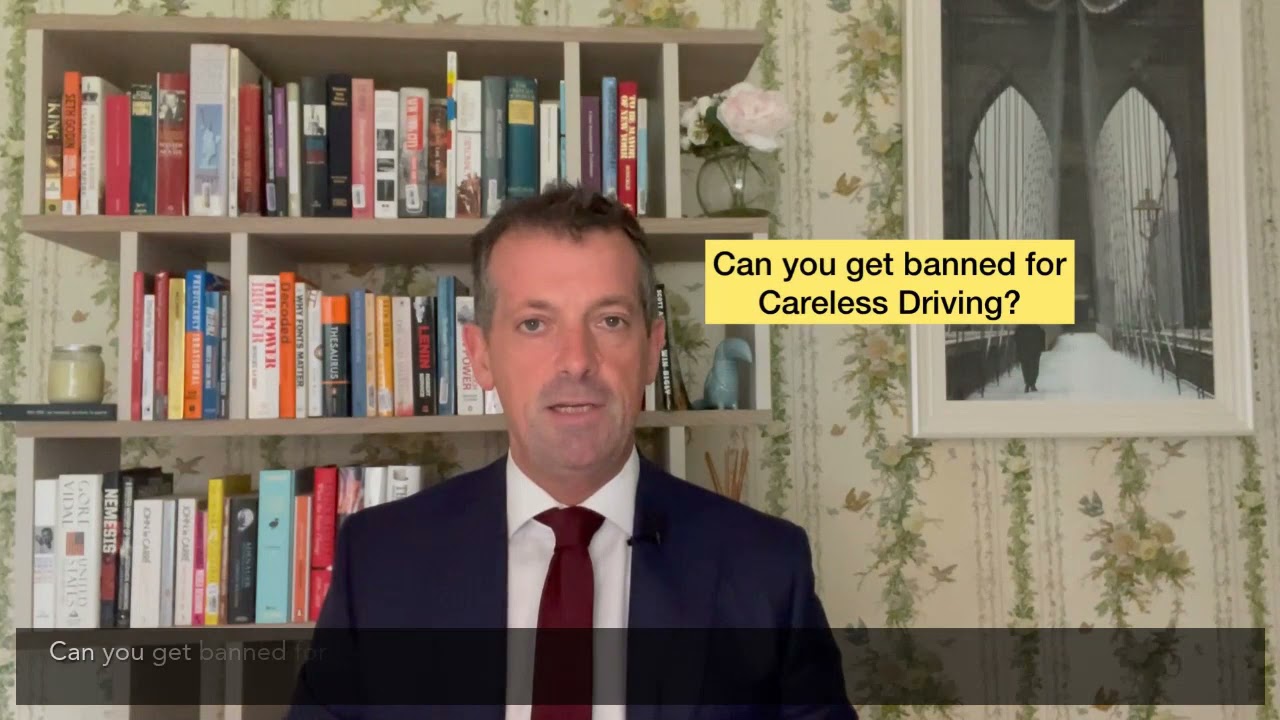 Can you get banned for careless driving | How can police prove careless driving? In one of two wa...