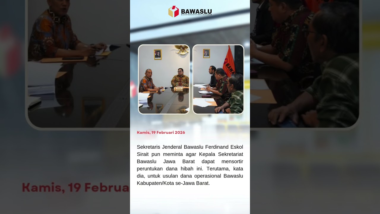 Bawaslu Sepekan 16-22 Februari 2026