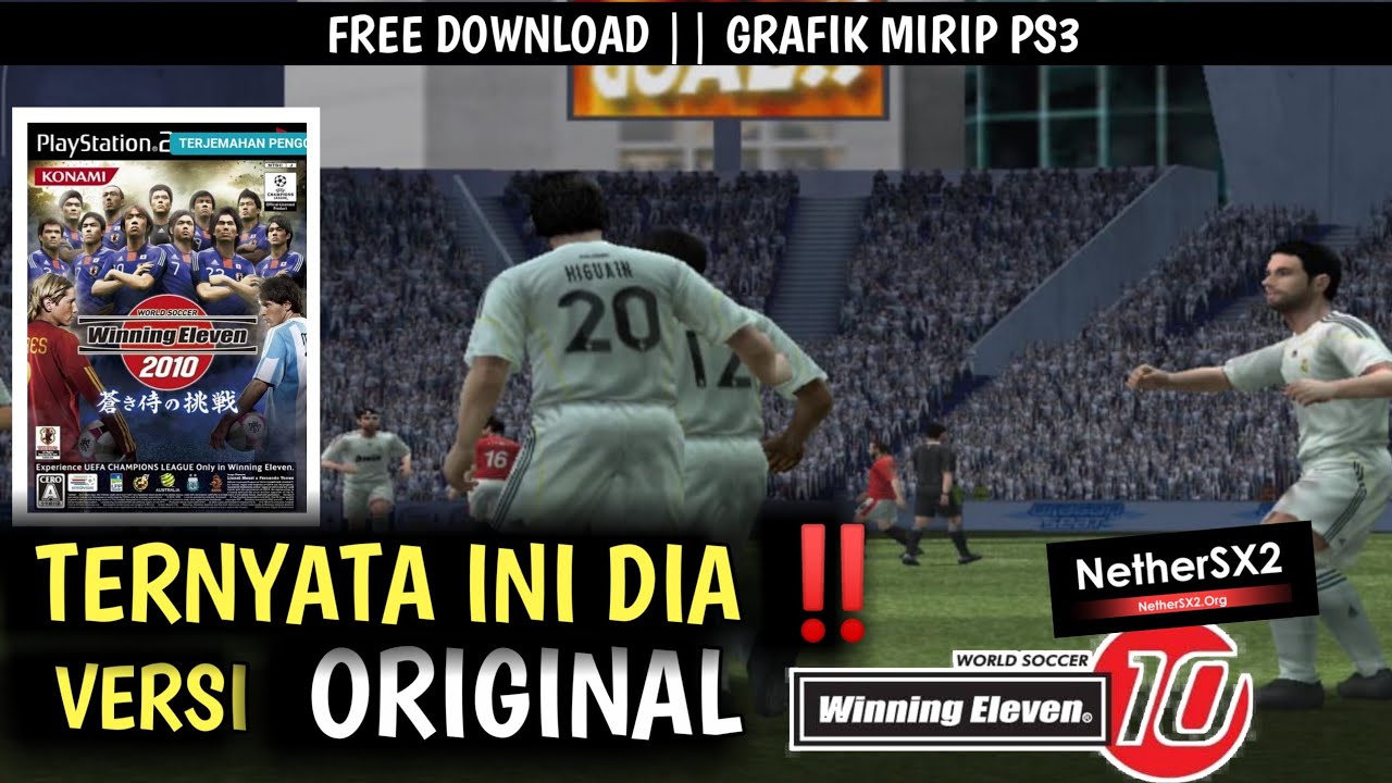 WINNING ELEVEN 10 ORIGINAL TAPI KOK GINI ❓- NETHERSX2 ANDROID PS2