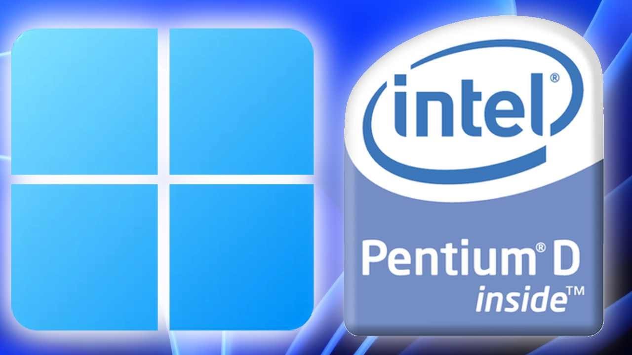 Windows 11 on Intel Pentium D + Intel GMA 950