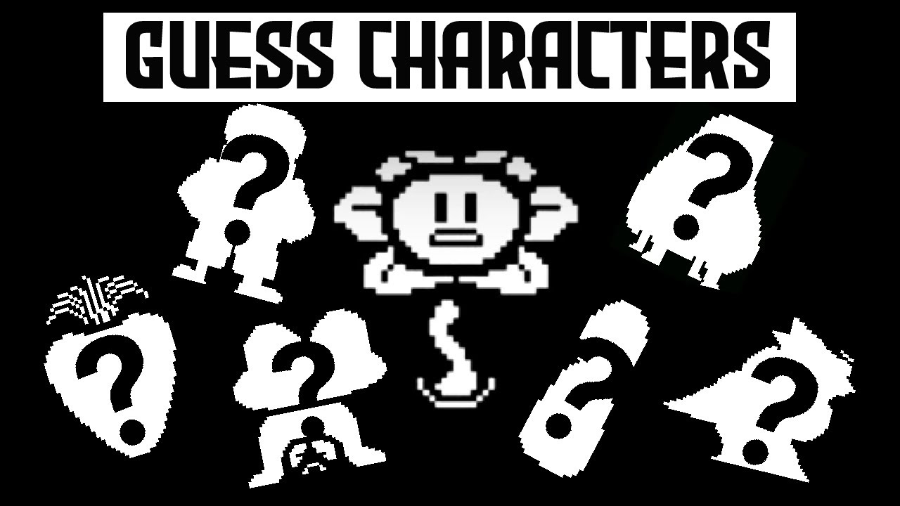 Guess Undertale characters from silhouette!