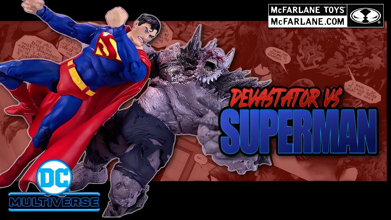 McFarlane Toys DC Multiverse Batman Earth-1 and Superman @The Review Spot