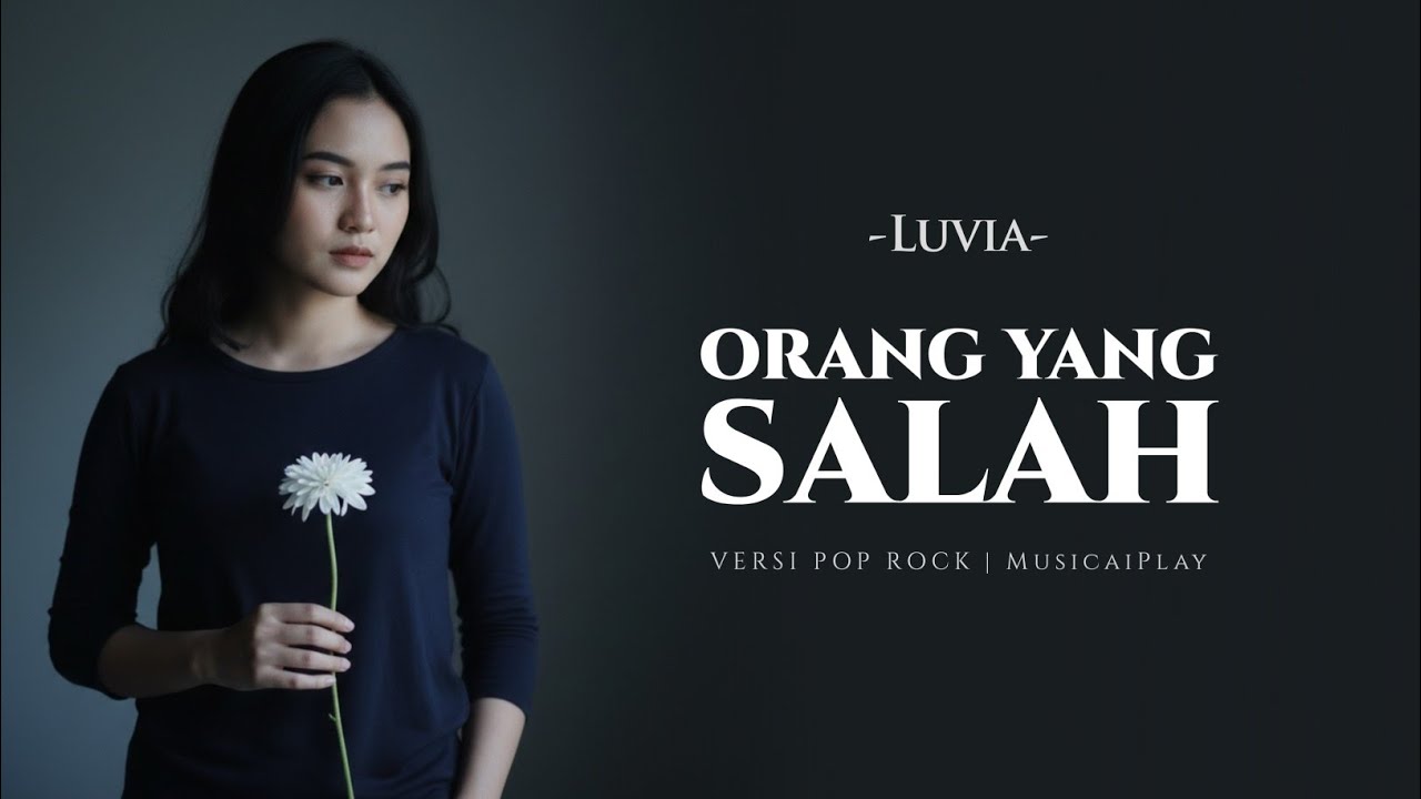 Orang Yang Salah – Luvia Band | Pop Slow Rock Version by MusicaiPlay (Lirik Video)