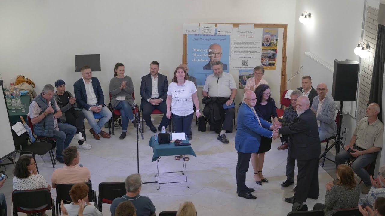 Polgármesterjelöltek bemutatkozása - Csobánka  // 2024. május 31.