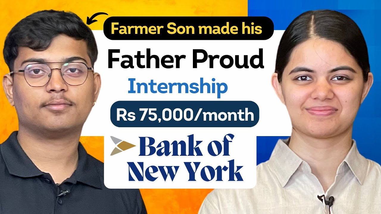 How he got offer from Bank of New York ? Interview lessons with Shradha Ma'am