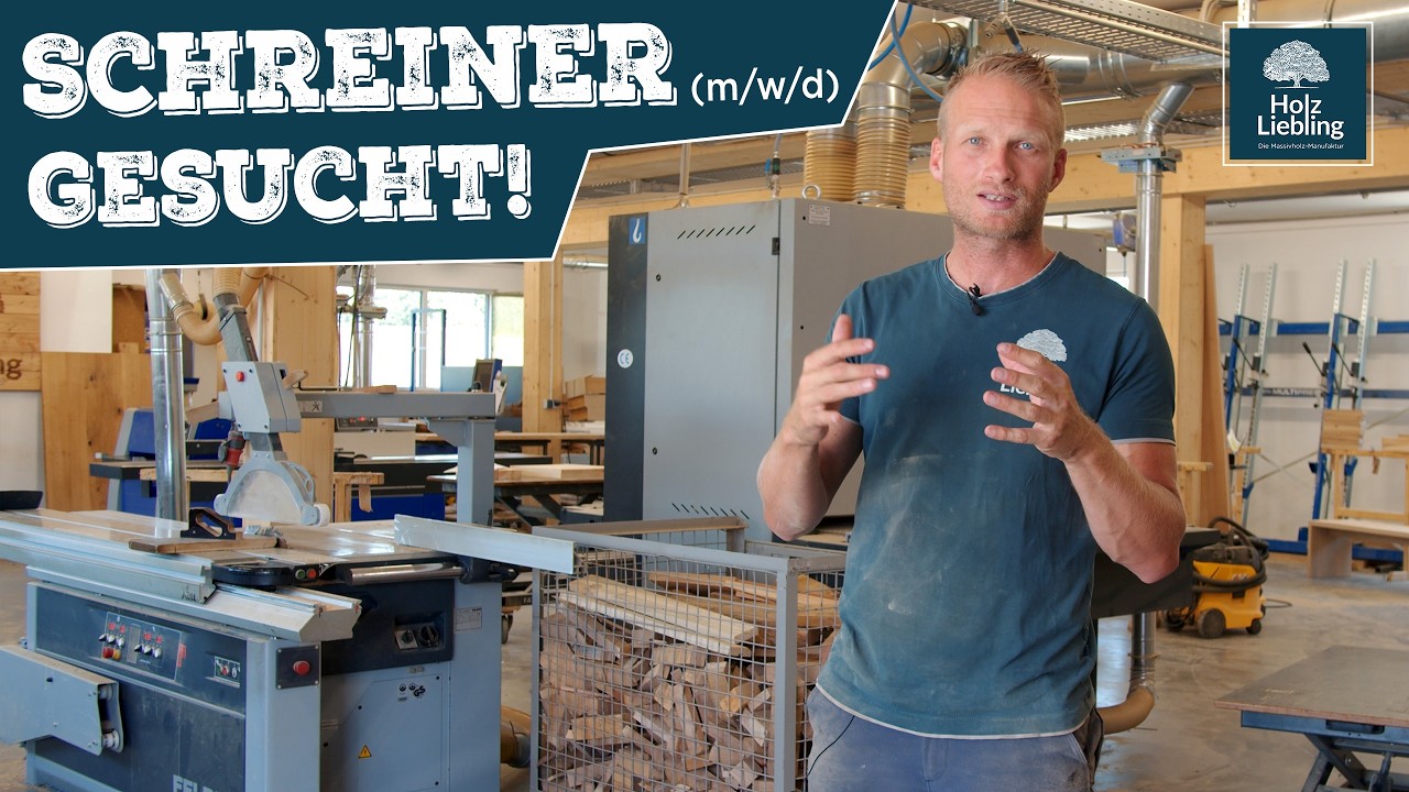 Werde ein Holz-Liebling | Schreiner (m/w/d) für Massivholz-Manufaktur gesucht!