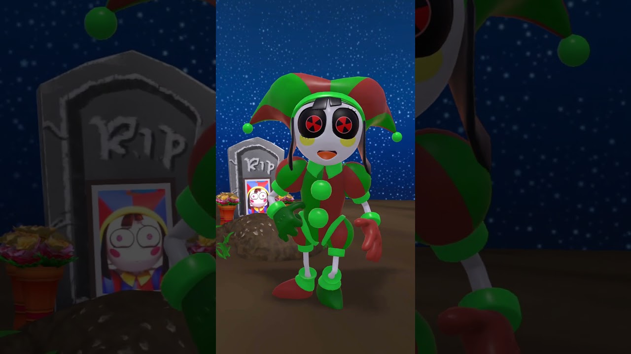 RIP Pomni Zombie #zombie #monster #rip