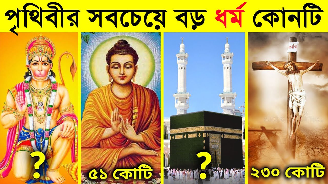 মুসলিমদের জনসংখ্যা দেখে মাথা ঘুরবে !পৃথিবীর সবচেয়ে বড় ধর্ম কোনটি ? | Ko Bangla