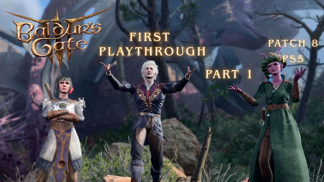 😈 Stumbling into Baldur's Gate 3  - Part 1 - First Playthrough - Patch 8 - Ps5 😈