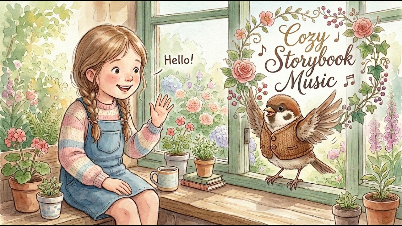 Dreamy Storybook Forest Ambience 🌿 Cozy Storybook Music and Gentle Nature Sounds
