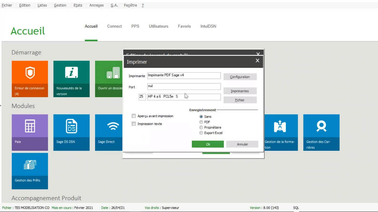 PFAC Cam GESTION INFORMATISEE DE LA PAIE MODELISATION COMPTABLE