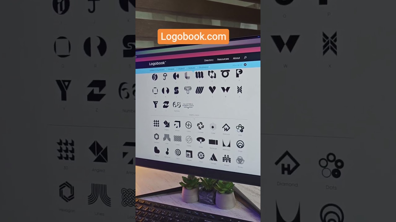 Logo inspiration, the best source is LogoBook.com