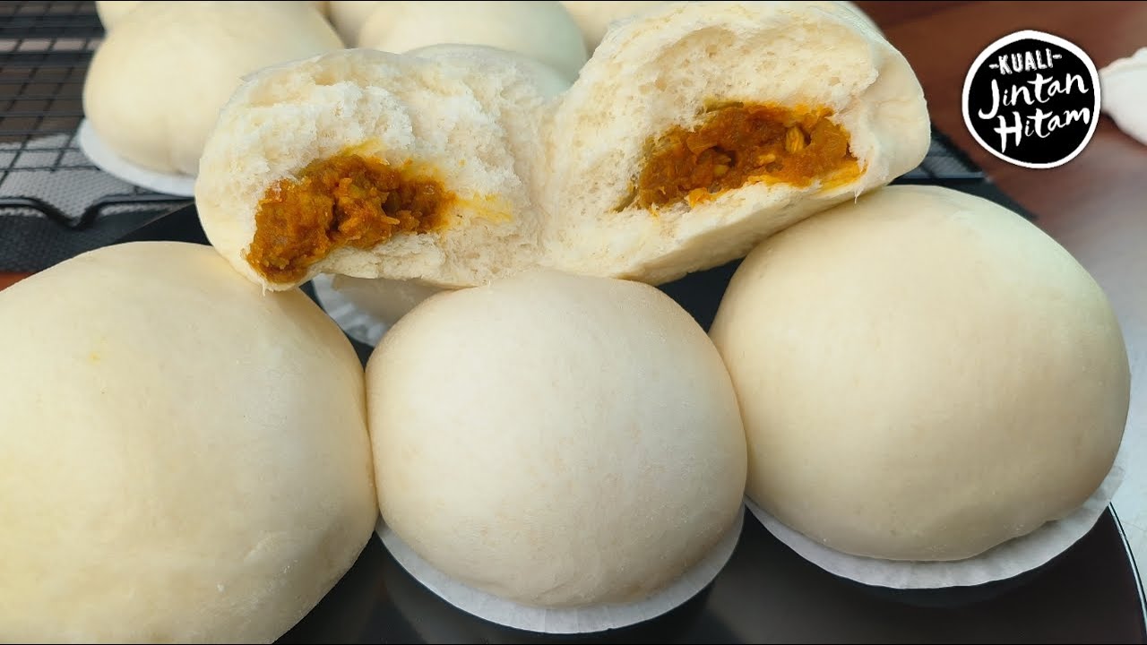 Pau Kari Ayam Lembut Putih Gebu
