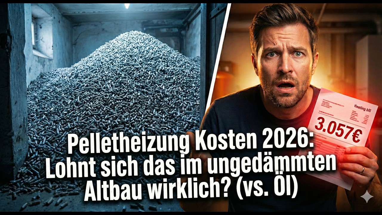 Wärmepumpe oder Pelletheizung? Mein Fazit nach 1 Jahr im ungedämmten Altbau