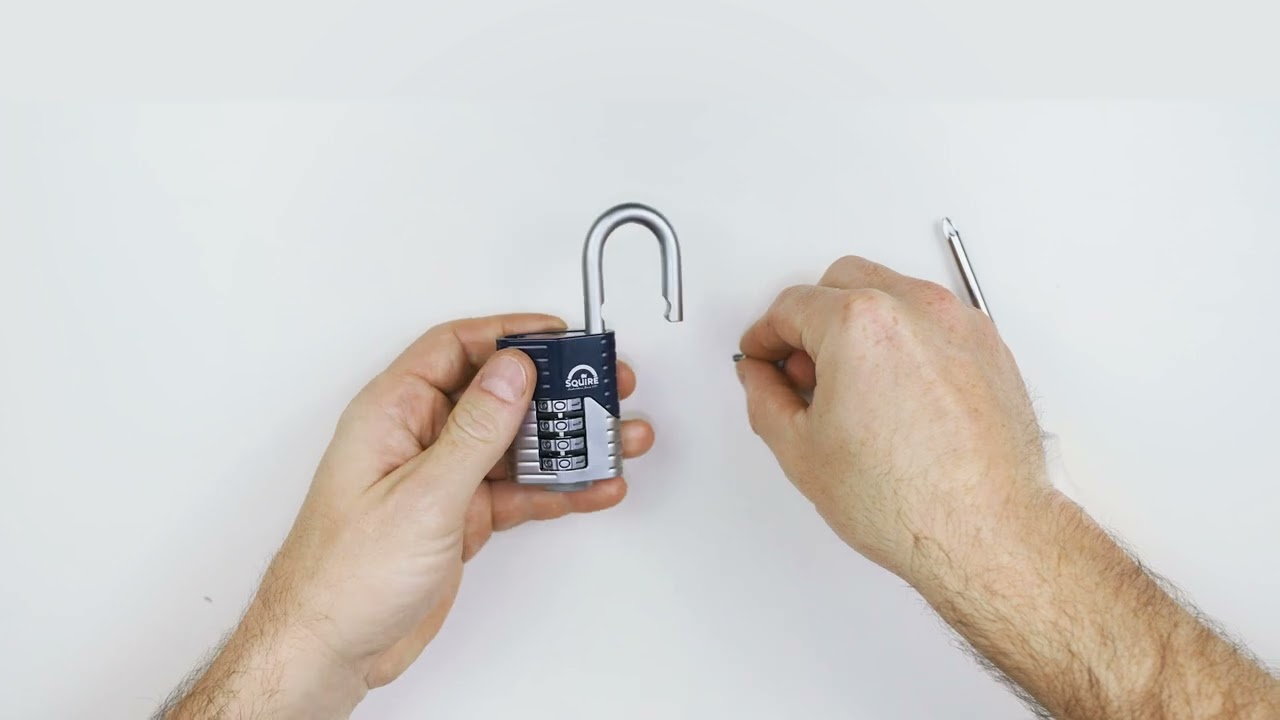Vulcan Combi 50 Padlock Recoding Instructions