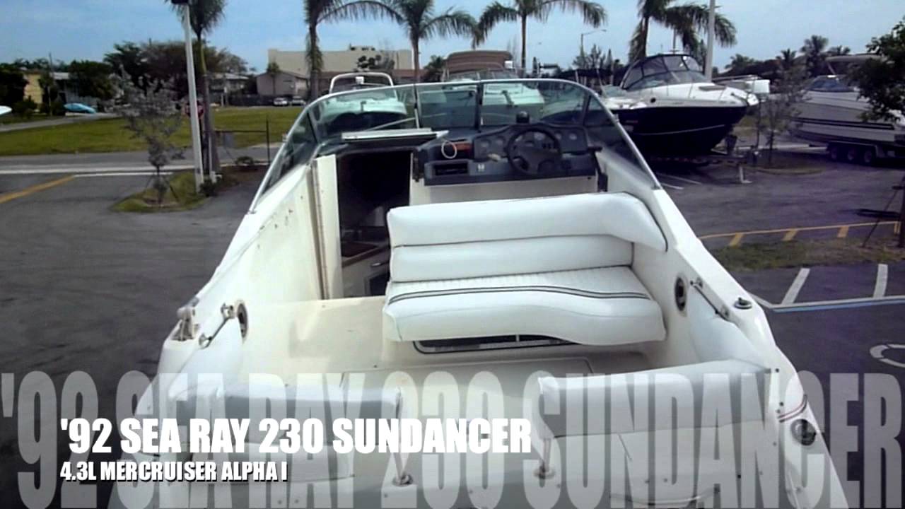 1992 Sea Ray 230 Sundancer