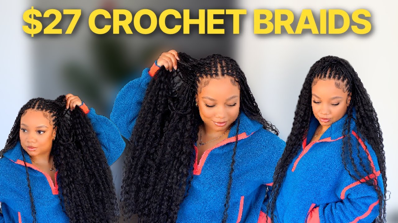 $27 Crochet Braids 🔥 2.5 hour Start To Finish Amazon Find | Wedding, Prom, Special Event