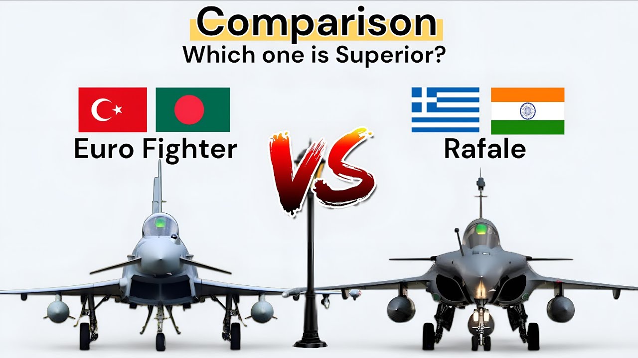 Euro Fighter Vs Rafale | Advanced 4.5 Gen Fighter Jet Comparison 