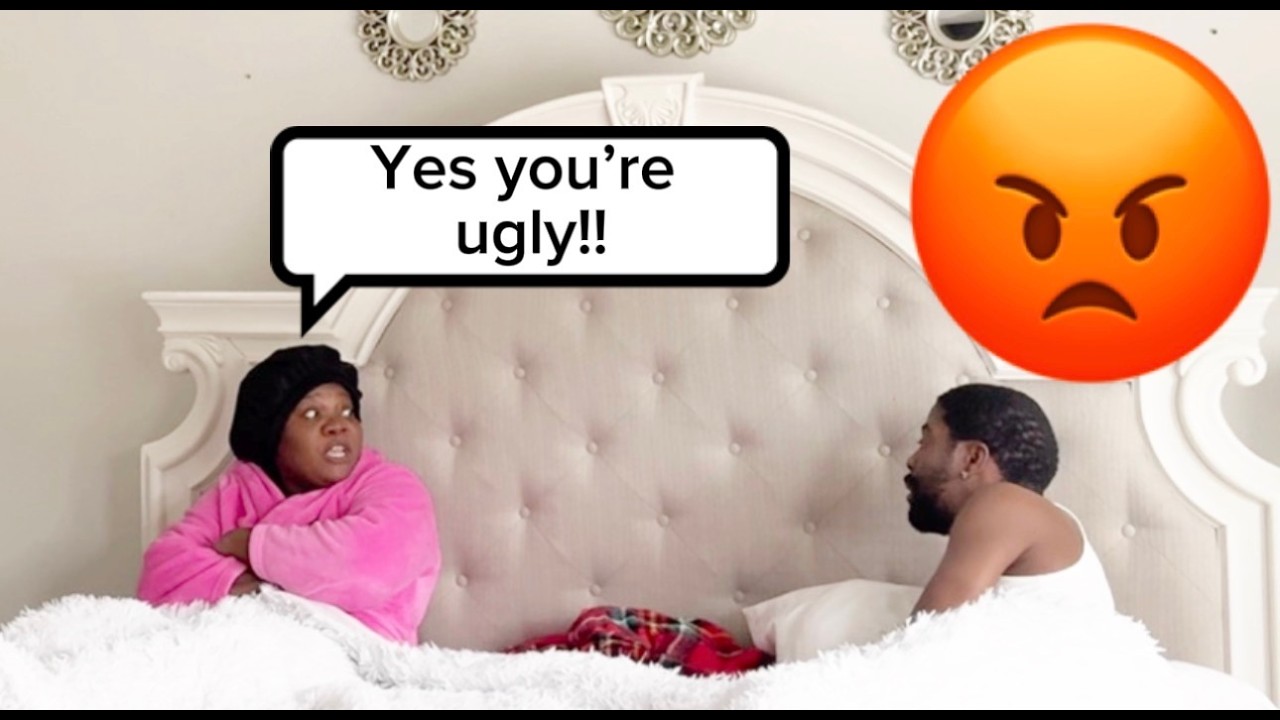 TOLD MY FRIEND TO GET AN UGLY KRUFF LIKE ME TO GET MY HUSBANDS REACTION 