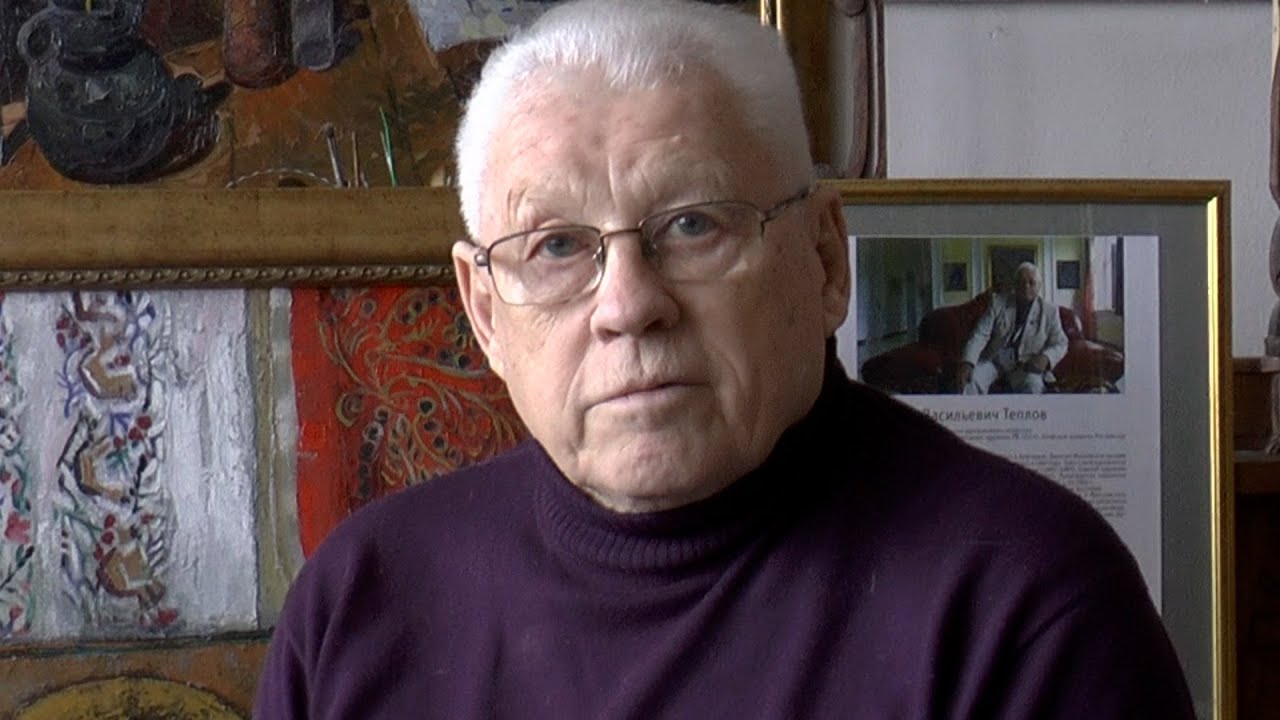 В мастерской художника Валерия Теплова