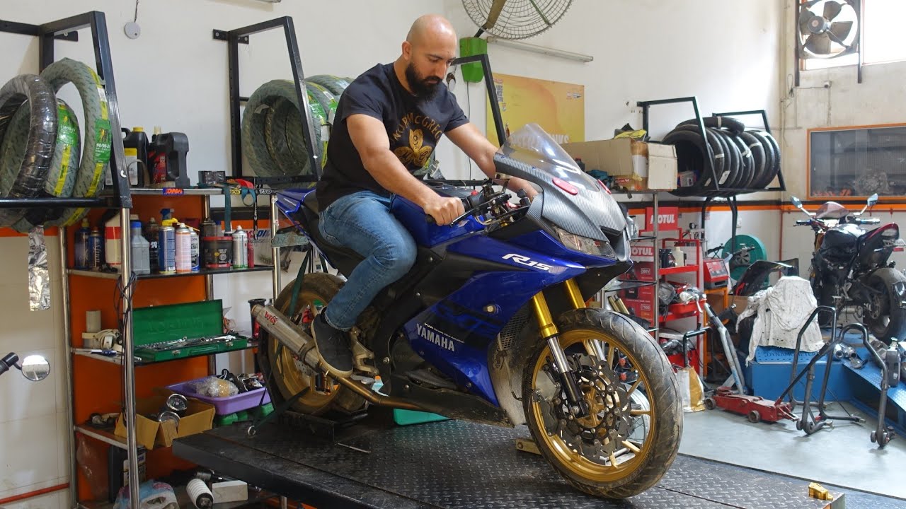 Project Yamaha R15 V3 Brake Upgrade: 320mm Rotor, 4 Piston Caliper And Loads Of Problems
